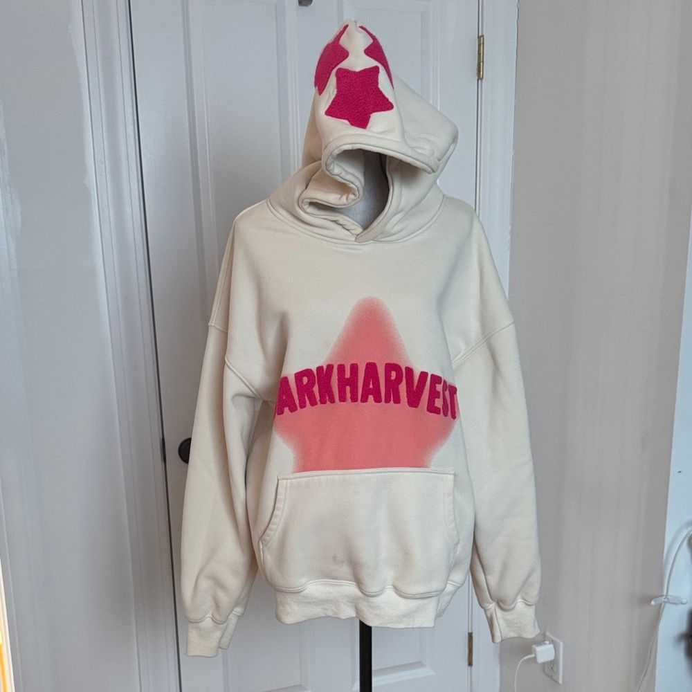 Dark Harvest  Hoodie  Pink Star by Lemandik